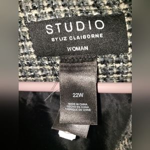 Liz Claiborne Studio line Jacket 22W Excellent Gently Used Condition